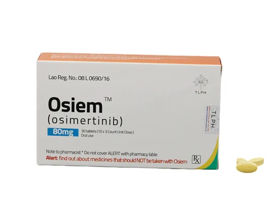 عبوة Osiem (80 ملغ)، الشركة المصنّعة كما هي مدرجة: TLPH Pharma