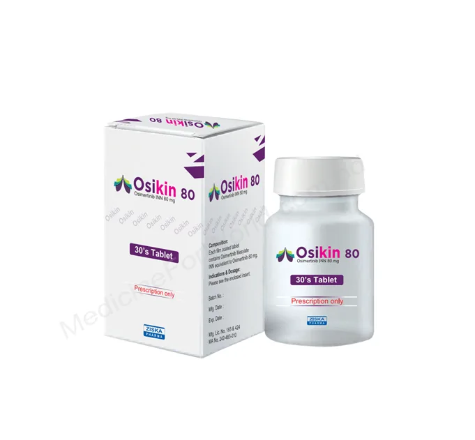 عبوة Osikin (80 ملغ)، الشركة المصنّعة كما هي مدرجة: Ziska Pharma